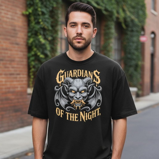 Guardians of the Night T-Shirt: Embrace the Darkness - Graphic T-Shirt