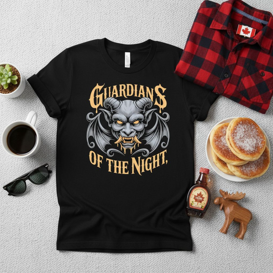 Guardians of the Night T-Shirt: Embrace the Darkness - Graphic T-Shirt